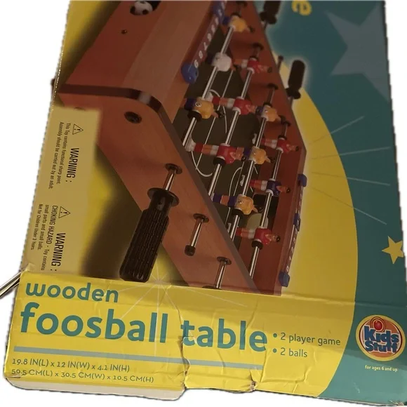 Premium Foosball Table with Black and Brown Finish - Picture 5 of 7